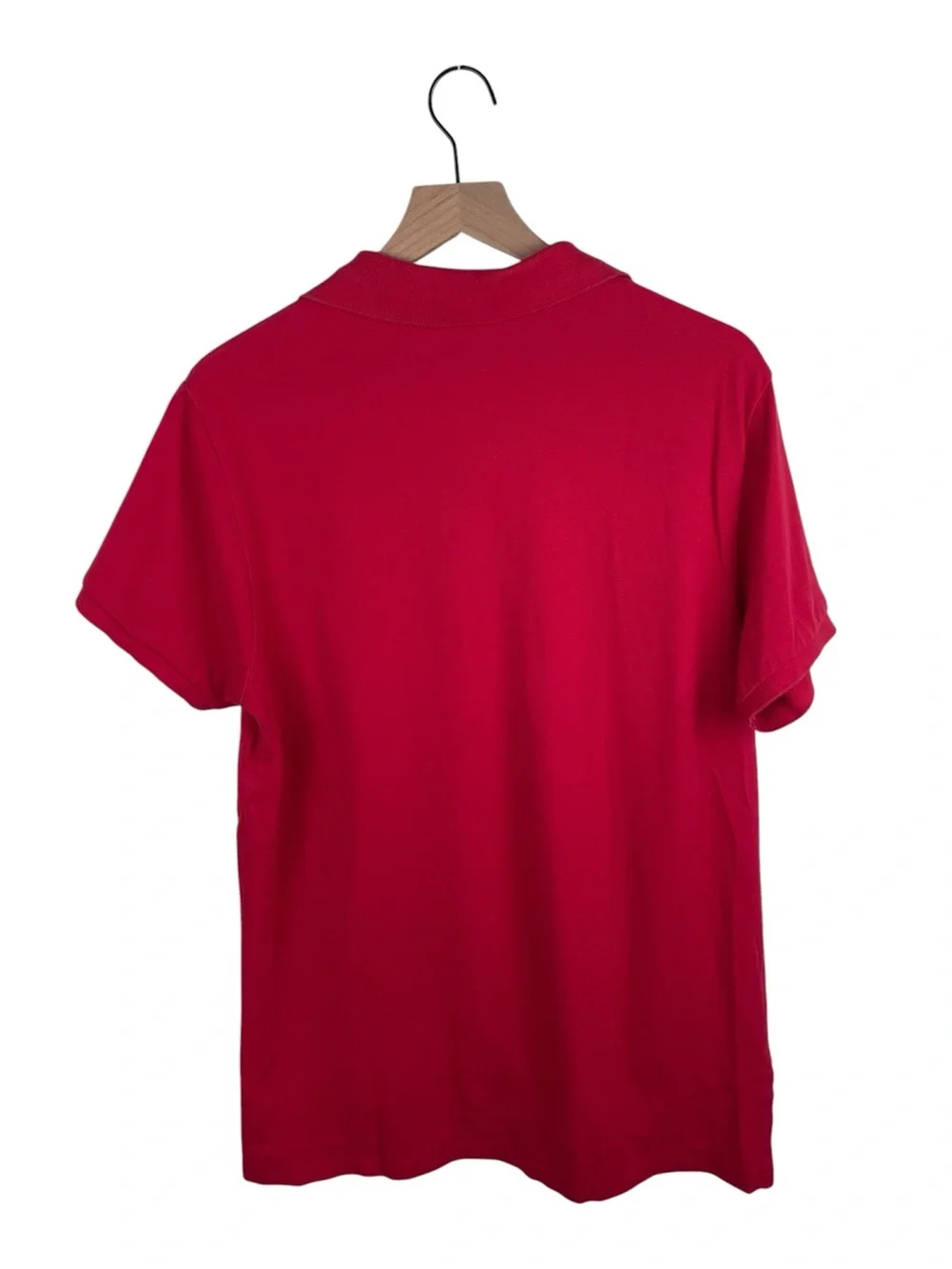 Vintage Polo Ralph Lauren Men's Polo Shirt Size Large Red Custom Fit Preppy Y2K